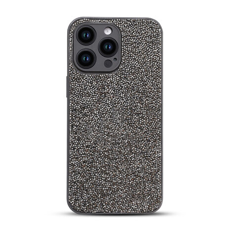 iPhone 15 Pro - Diamant Glitter - Zilver