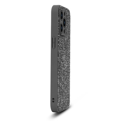 iPhone 15 Pro - Diamant Glitter - Zilver