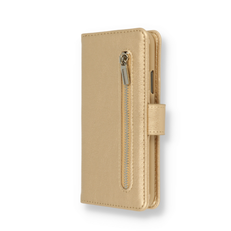 iPhone 15 Pro Max Goud - Book Case met Rits