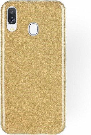 Samsung A40 - Glitter Back Cover - Goud