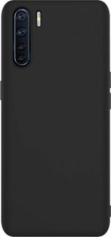 Oppo A91 &amp; Reno 3 - Back Cover &amp; Glas - Zwart