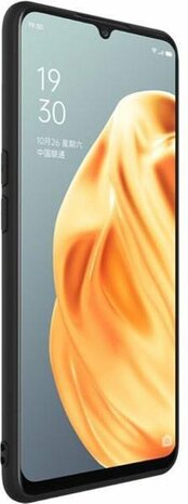 Oppo A91 &amp; Reno 3 - Back Cover &amp; Glas - Zwart