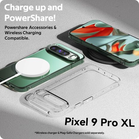 Pixel 9 Pro XL - Siliconen Back Cover - Transparant