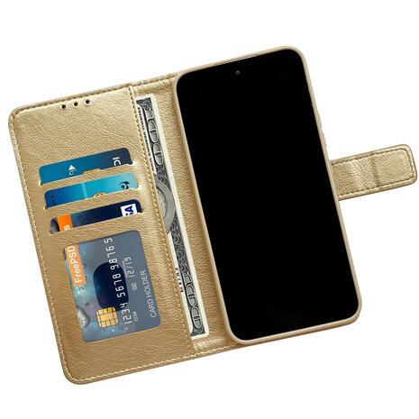 Samsung A34 5G - Book Case - Goud