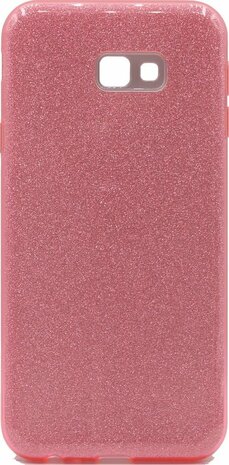 Samsung J4 Plus - Glitter Back Cover - Roze