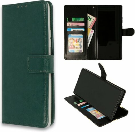 A32 5G - Book Case &amp; Glas - Groen