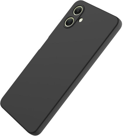 Samsung A06 - Siliconen Back Cover - Zwart