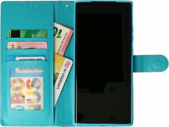 Samsung A5 2017 met Marmer Aqua Print - Book Case