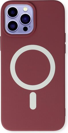 iPhone 14 Pro Max - Magnetische Back Cover - Bordeaux