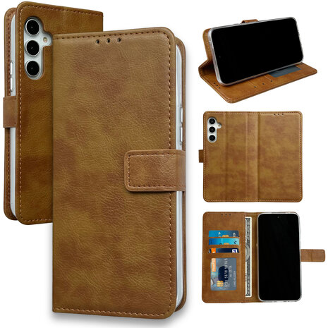 Samsung A34 5G - Book Case - Bruin