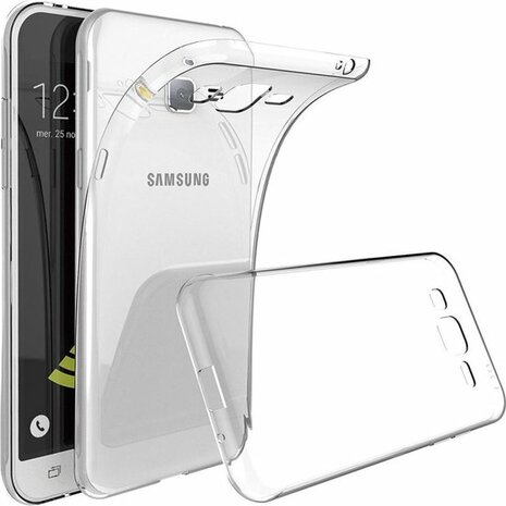 Samsung J3 2016 - Siliconen Back Cover - Transparant