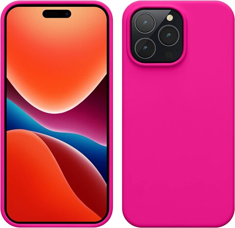 iPhone 14 Pro Max - Liquid Back Cover - Roze