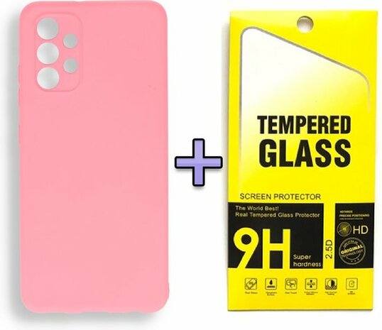 A32 4G - Back Cover &amp; Glas - Roze