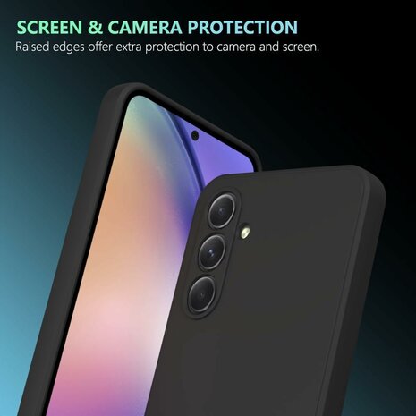 Samsung A26 - Zwart - Liquid Back Cover