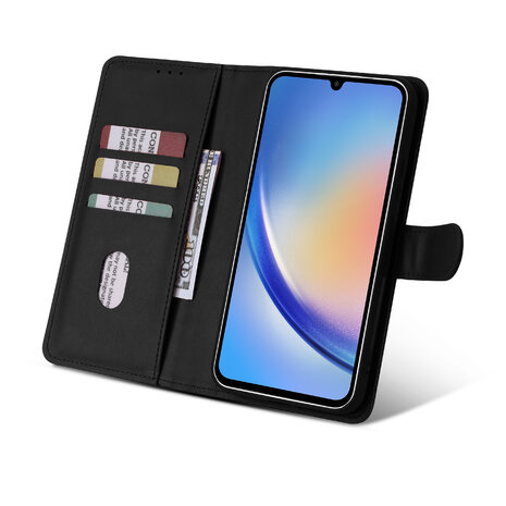 Samsung A26 - Zwart - 2 in 1 Magnetic Afneembaar Book Case