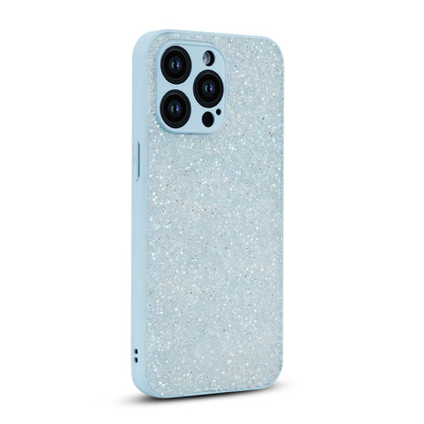 iPhone 15 Pro Max - Diamant Glitter - Blauw