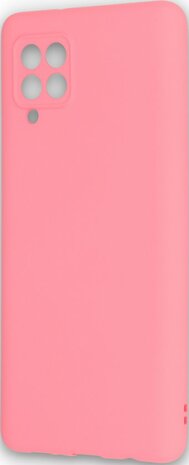 Samsung A22 5G - Siliconen Back Cover - Roze