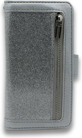 Samsung S7 - Rits Book Case - Zilver