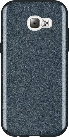 Samsung A5 2017 - Glitter Back Cover - Zwart