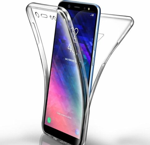 Samsung J4 Plus - Dubbelzijdig 360° Case - Transparant