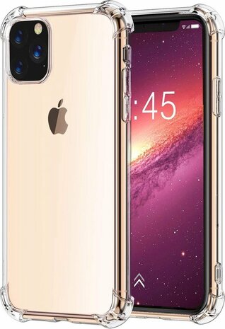 iPhone 11 Pro - Anti Shock &amp; 2X Glas - Transparant