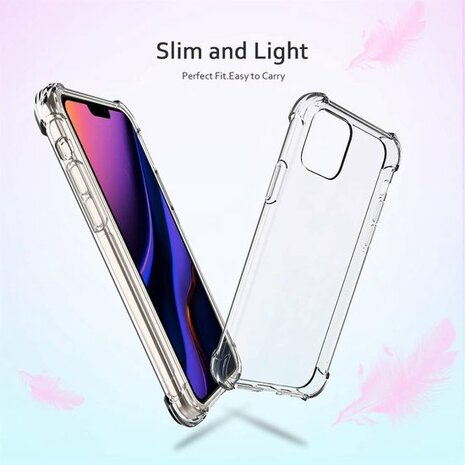 iPhone 11 Pro - Anti Shock &amp; 2X Glas - Transparant