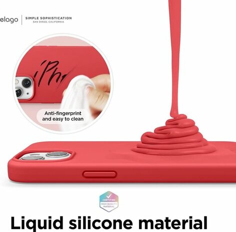 iPhone 13 - Back Cover &amp; 2X Full Glas - Rood