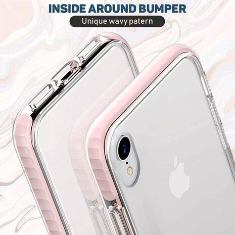 iPhone XR Roze - Gel Armor Back Cover