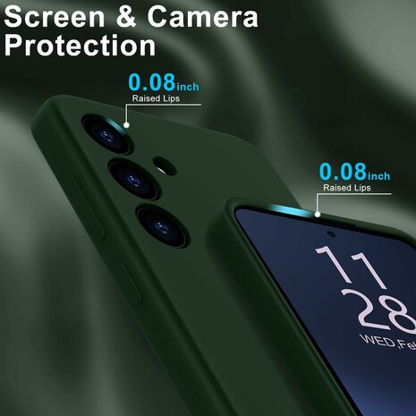 Samsung Galaxy S25 Plus - Groen - Liquid Siliconen Back Cover