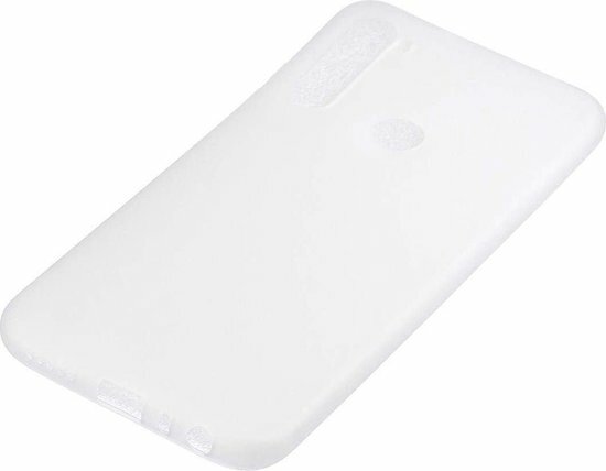 Samsung A21 - Siliconen Back Cover - Wit