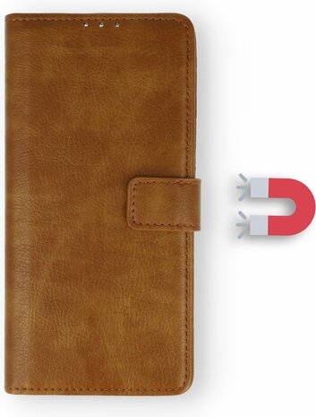 S23 Plus - Book Case &amp; Glas - Bruin