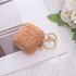 AirPods 1 &amp; 2 - Bruin - Schokbestendig Teddy Furr Cover met Ring &amp; Sleutelhanger_